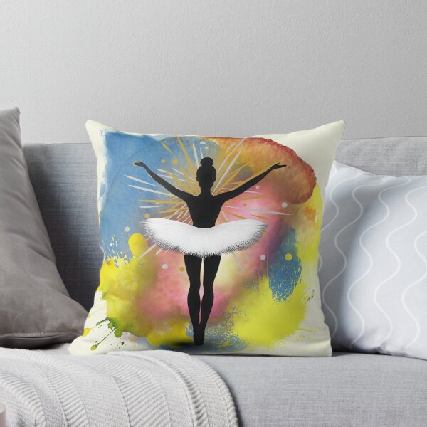 Item preview, Ballerina Silhouette Art – Colorful Abstract Dance, Empowerment Energy, Modern Aesthetic Ballet Illustration designed and sold by ChenEngEng.