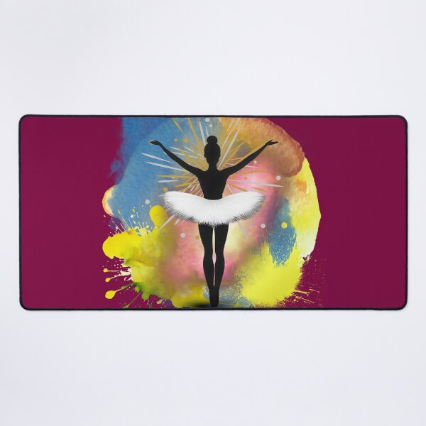 Item preview, Ballerina Silhouette Art – Colorful Abstract Dance, Empowerment Energy, Modern Aesthetic Ballet Illustration designed and sold by ChenEngEng.