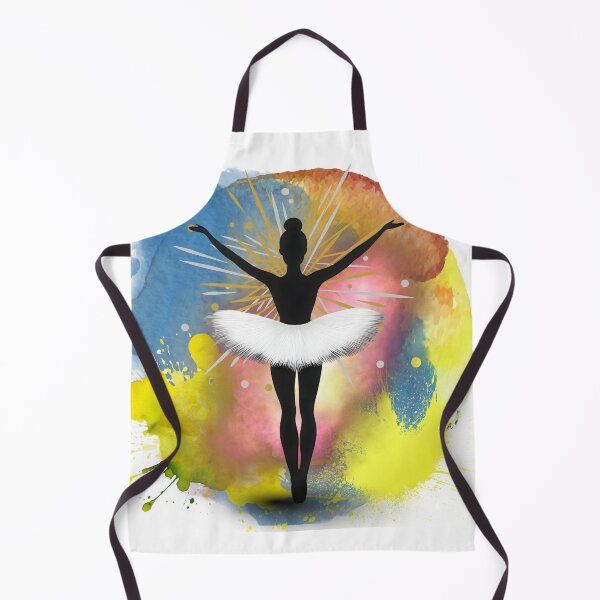 Item preview, Ballerina Silhouette Art – Colorful Abstract Dance, Empowerment Energy, Modern Aesthetic Ballet Illustration designed and sold by ChenEngEng.