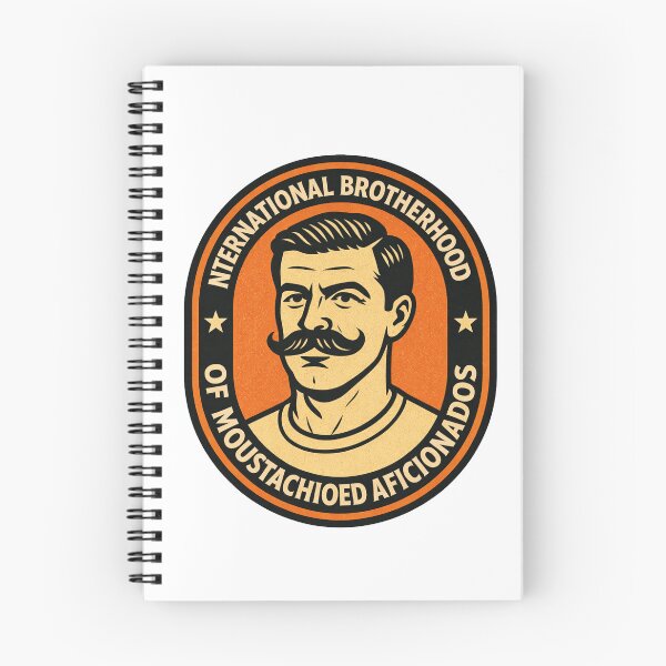 Item preview, International Brotherhood of Moustachioed Aficionados designed and sold by LootLogic.