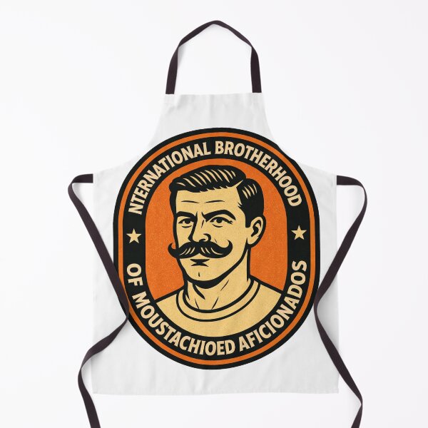 Item preview, International Brotherhood of Moustachioed Aficionados designed and sold by LootLogic.