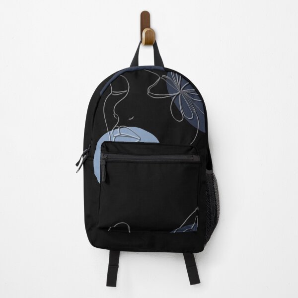 Item preview, Abstract Face Line Art with Butterfly – Minimal Aesthetic Feminine Design designed and sold by hela97.