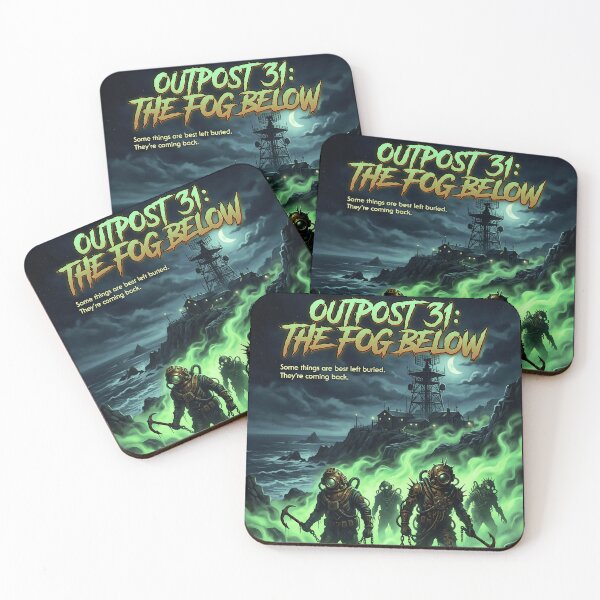 Item preview, Outpost 31 The Fog Below Retro 80s Horror Movie Poster Art designed and sold by OUTPOST-31.