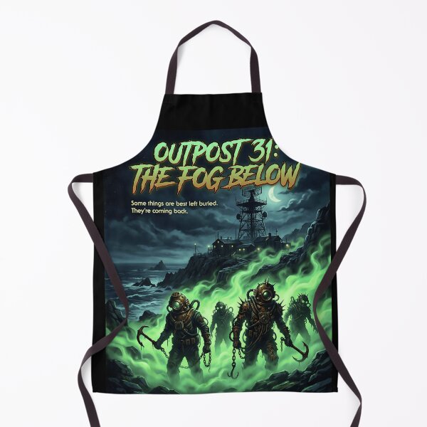 Item preview, Outpost 31 The Fog Below Retro 80s Horror Movie Poster Art designed and sold by OUTPOST-31.