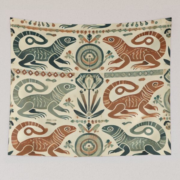 Item preview, Neon Tree Frog Pattern on Black – Tropical Frog  designed and sold by TEEJAMBOREE.