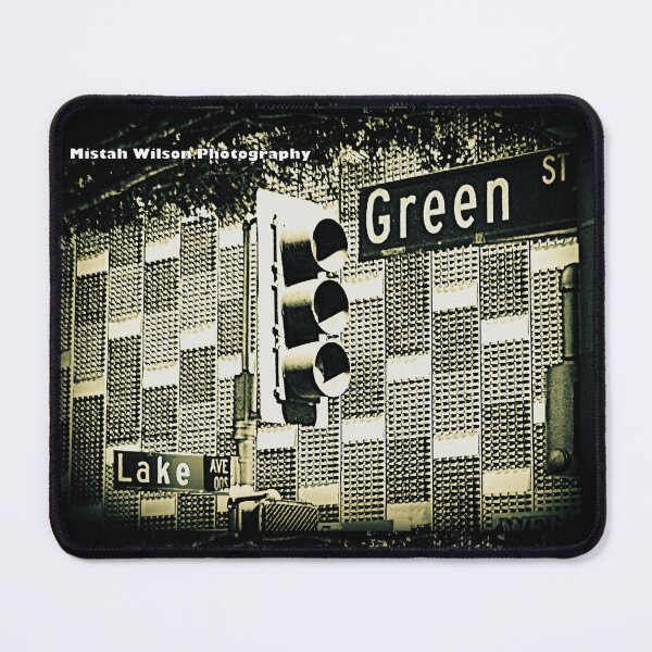 Item preview, Green Street & Lake Avenue, Pasadena, California by Mistah Wilson designed and sold by The Street Sign Store.