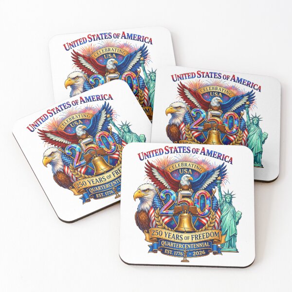 Item preview, USA 250th Anniversary Quartercentennial Jubilee 4th of July - Patriotic 1776-2026 designed and sold by NuralsArt.
