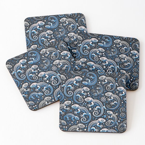 Item preview, Neon Tree Frog Pattern on Black – Tropical Frog  designed and sold by TEEJAMBOREE.