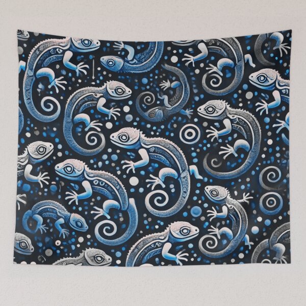 Item preview, Neon Tree Frog Pattern on Black – Tropical Frog  designed and sold by TEEJAMBOREE.