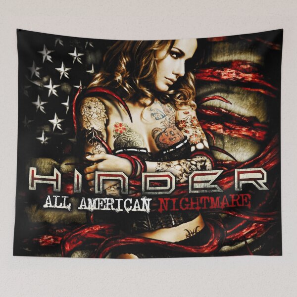 Item preview, Hinder American Nightmare tour 2026 manapila designed and sold by ncestenn.