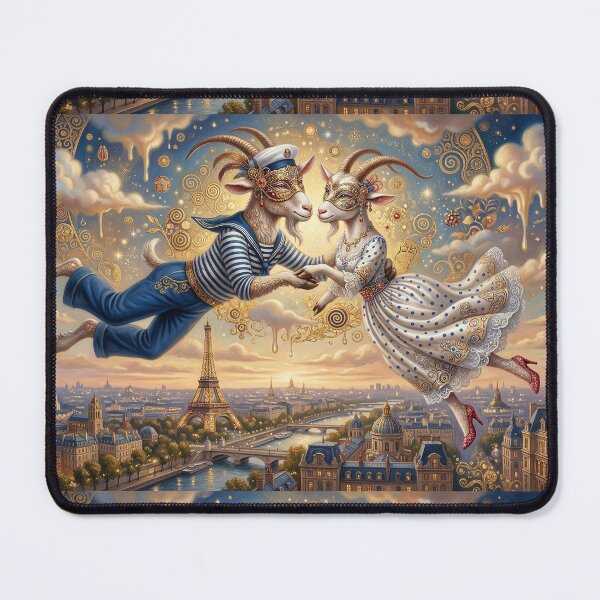 Item preview, The goat and the she-goat in Paris. Year of the Goat 2027. designed and sold by Natalia-Vlad.