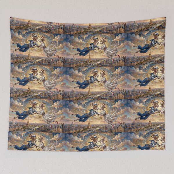 Item preview, The goat and the she-goat in Paris. Year of the Goat 2027. designed and sold by Natalia-Vlad.
