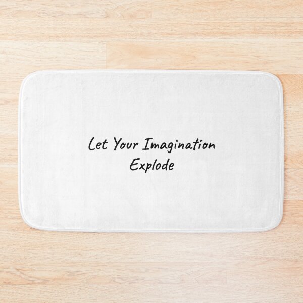 Item preview, Let Your Imagination Explode Creative Funny Tee designed and sold by low battery meme design.