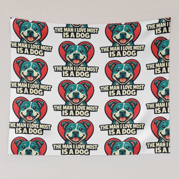 Item preview, The Man I Love Most Is A Dog designed and sold by BestFriendTees.