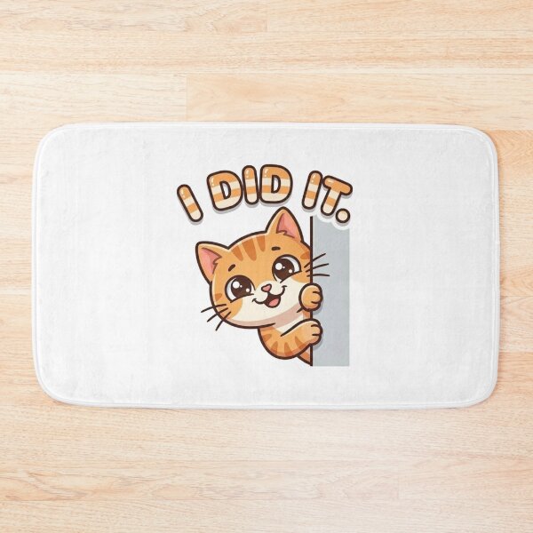 Item preview, I Did It Sneaky Orange Cat Meme Sticker designed and sold by nishaaa2111.