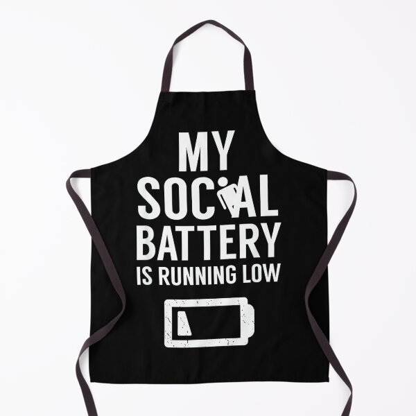 Item preview, My Social Battery Is Running Low Introvert Shy Introverted designed and sold by JohnVBurks.
