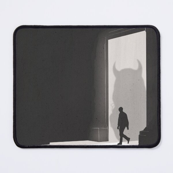 Item preview, Lonely man tempted by the devil designed and sold by mikelilleyart.