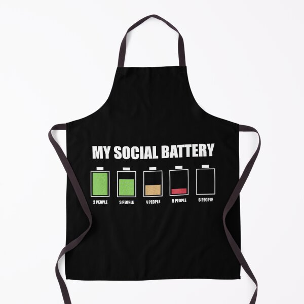 Item preview, My Social Battery Low Energy Anti Social Funny Introvert designed and sold by JohnVBurks.