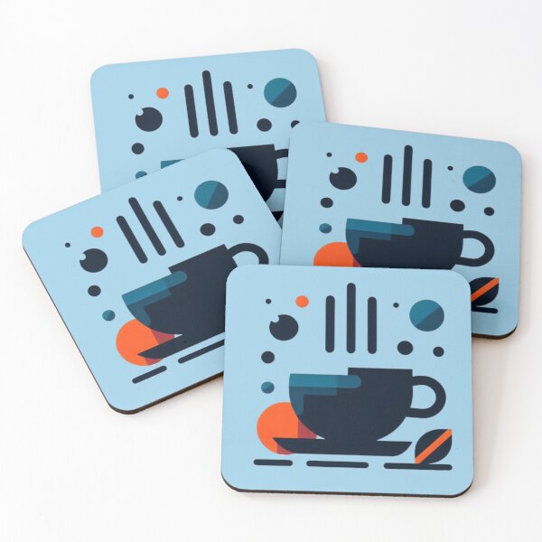 Item preview, Abstract Coffee Cup – Modern Minimalist Design designed and sold by Dogandesighn.