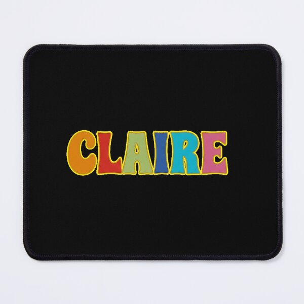 Item preview, ❤️ CLAIRE Personalized Name Wavy Retro Shirt, Coffee Mug, Sticker Gift designed and sold by HelixPedia.