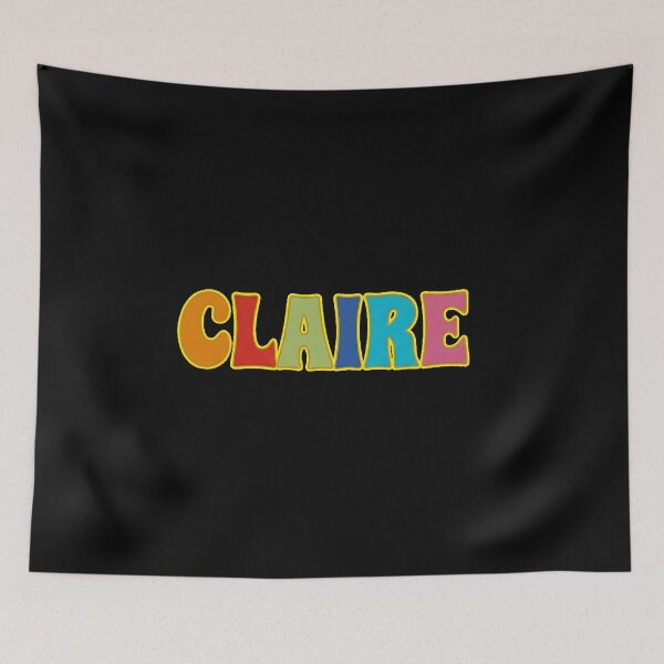 Item preview, ❤️ CLAIRE Personalized Name Wavy Retro Shirt, Coffee Mug, Sticker Gift designed and sold by HelixPedia.