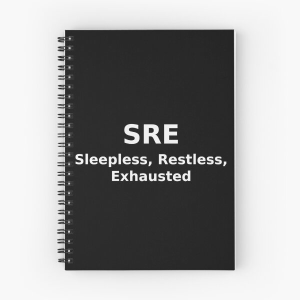 Artikelvorschau, SRE Schlaflos Ruhelos Erschöpft Lustiges Tech Shirt entworfen und verkauft von low battery meme design.