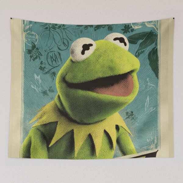 Item preview, Kermit Vintage Japanese Poster  designed and sold by AnimeArsenalPrints.