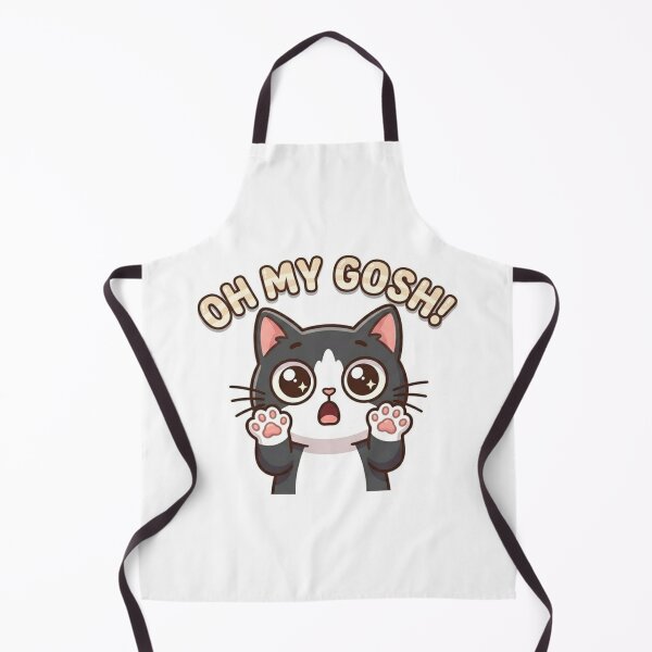 Item preview, Oh My Gosh Shocked Cat Meme Sticker designed and sold by nishaaa2111.