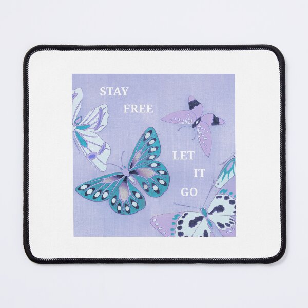 Item preview, stay free, let it go // retro butterfly aesthetic designed and sold by zlivy.