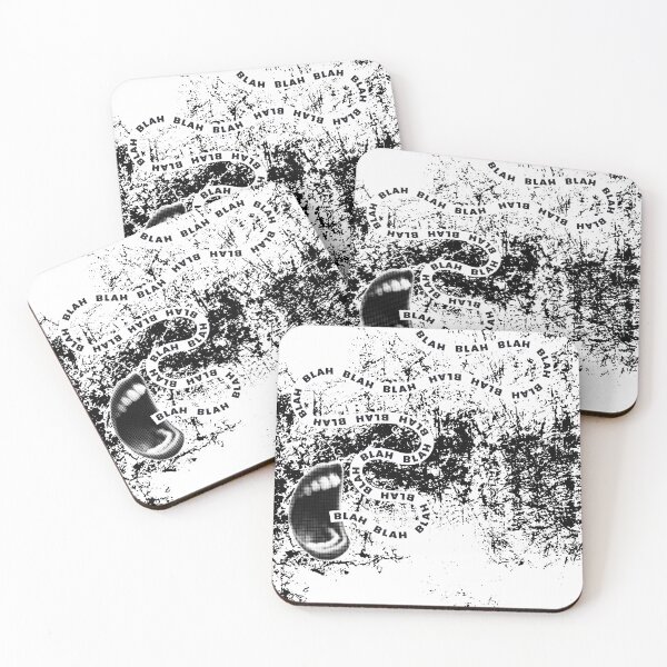 Item preview, Blah Blah Noise – Abstract Talking Mouth Illustration designed and sold by Joanna @ColorfulMoonlight.