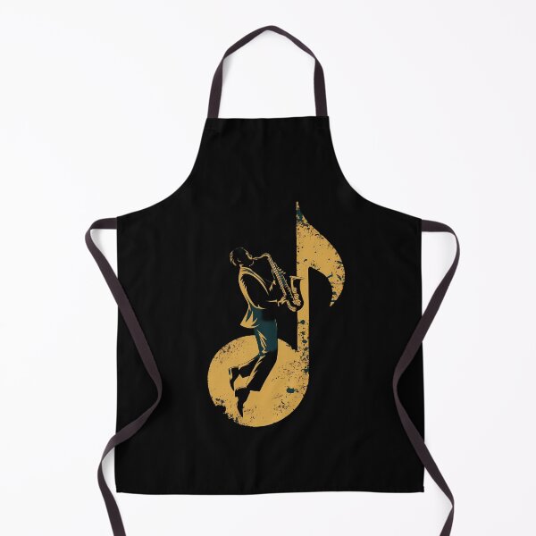 Item preview, A saxophonist with a golden note - World Music Day designed and sold by Art-Arcade6.