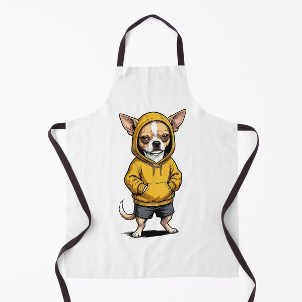 Item preview, Cool Chihuahua Dog Wearing Yellow Hoodie   designed and sold by TeeARTHY.