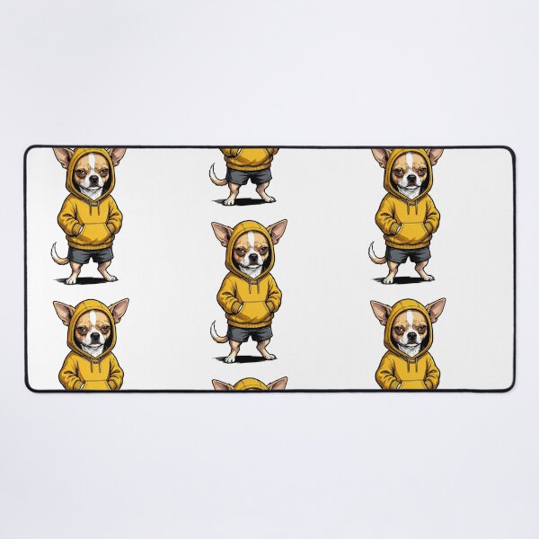 Item preview, Cool Chihuahua Dog Wearing Yellow Hoodie   designed and sold by TeeARTHY.
