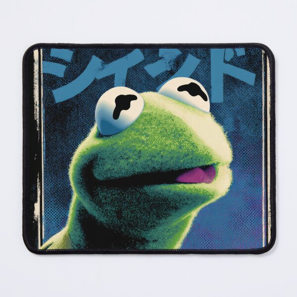 Item preview,  Kermit Retro Chrome Poster  designed and sold by AnimeArsenalPrints.