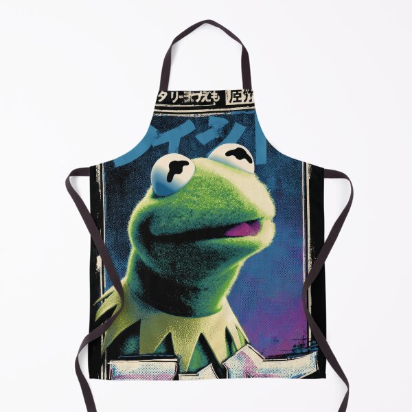 Item preview,  Kermit Retro Chrome Poster  designed and sold by AnimeArsenalPrints.