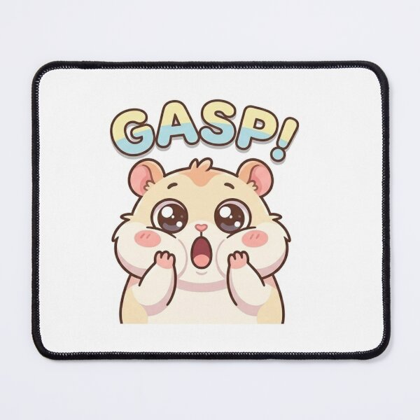 Item preview, Gasp Shocked Hamster Meme Sticker designed and sold by nishaaa2111.