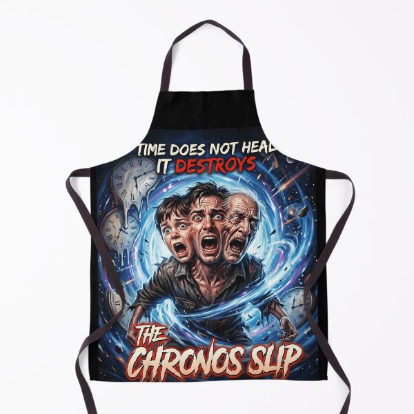 Item preview, The Chronos Slip Retro 80s Sci-Fi Horror Movie Poster Design designed and sold by OUTPOST-31.