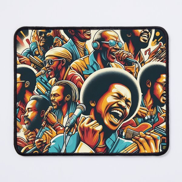 Item preview, Vibrant Retro Soul Jazz Music Band Afro Art designed and sold by Indoni.
