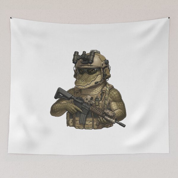 Item preview, Tactical Crocodile designed and sold by RAWLIFEGRAPHIC.