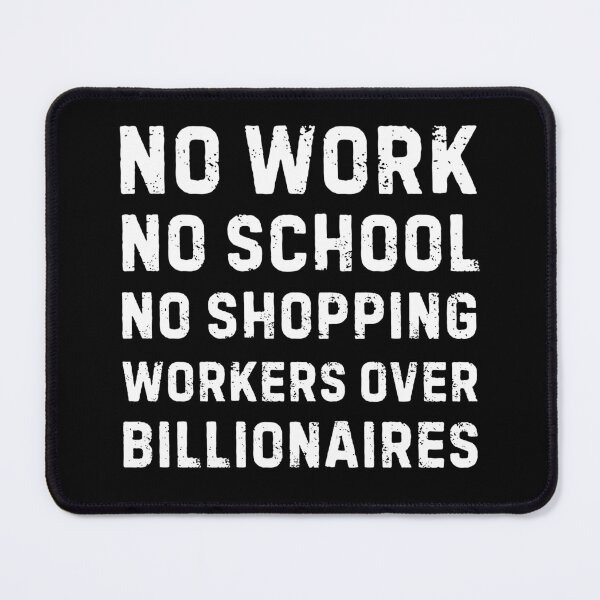 Item preview, Workers Over Billionaires Retro Distressed Typography Design designed and sold by axiksa10.
