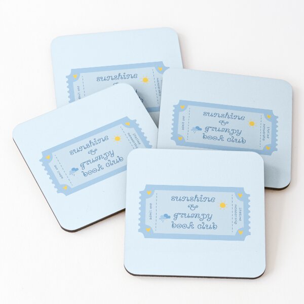 Item preview, grumpy & sunshine book club ticket  designed and sold by MoTaraDesigns.