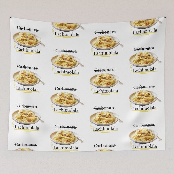 Item preview, Lachimolala Carbonara Meme designed and sold by tea-rex23.