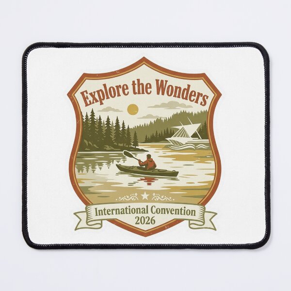 Item preview, Milwaukee 2026 International Convention | Retro Wisconsin Nature Sticker designed and sold by Alpha-capital.