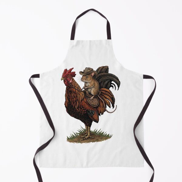 Item preview, Mouse Riding a Rooster Farm Animal designed and sold by TeeARTHY.