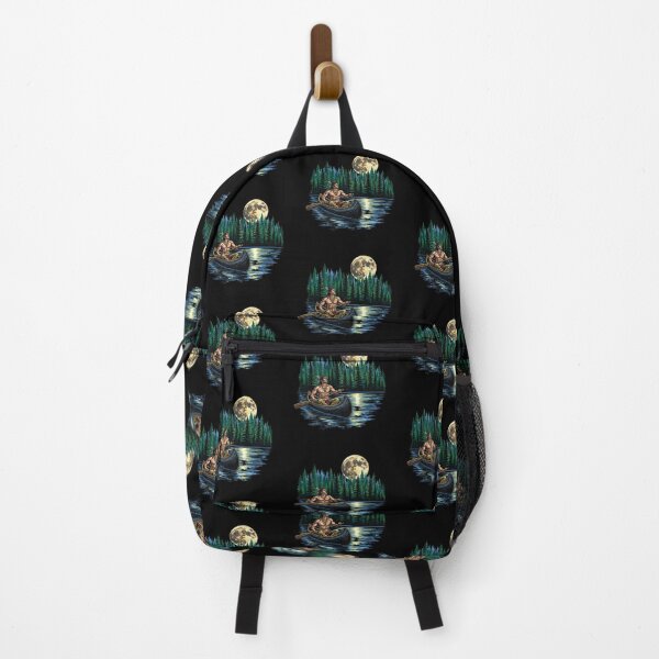 Item preview, Native American Warrior Canoeing Under Full Moon designed and sold by TeeARTHY.