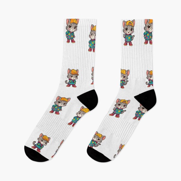 Item preview, Cute Star Hoodie Cat – Colorful Cartoon Kitten Stickers | Kids Aesthetic Art designed and sold by Good Vibes .