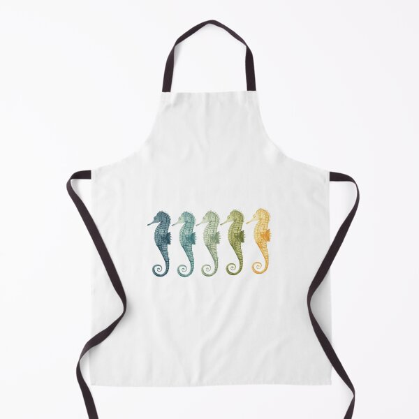 Item preview, Watercolor seahorse t-shirt, minimalist marine design, coastal aesthetic style, original summer gift designed and sold by StormArte.