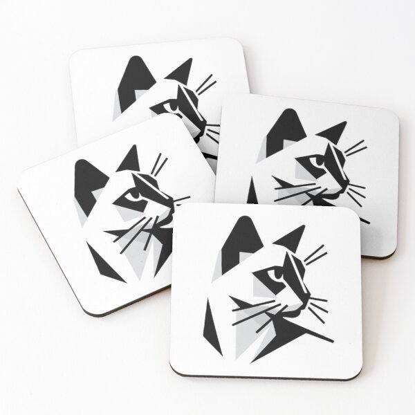 Item preview, Geometric Cat – Minimalist Abstract Design designed and sold by Dogandesighn.