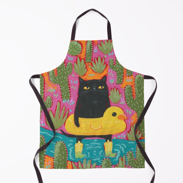 Item preview, Duckie Floatie in the Desert Cat designed and sold by KilkennyCat Art.