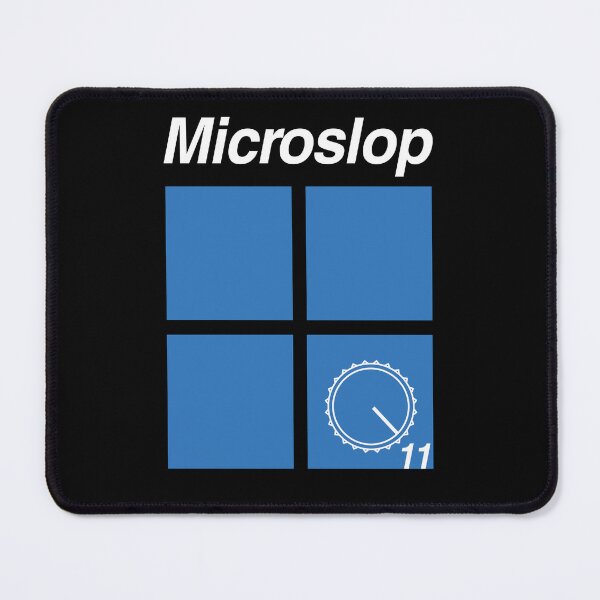 Item preview, Microslop Windows 11 - Spinal Tap Dial To 11 (White Text) designed and sold by ClownshoesOffic.